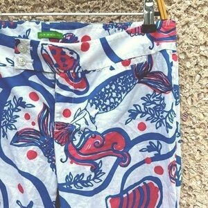 Lilly Pulitzer Seaside Mermaid Cropped Pants